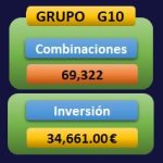 Combinaciones e inversión del Grupo 10