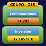 Combinaciones e inversión del Grupo 15