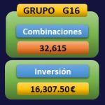 Combinaciones e inversión del Grupo 16