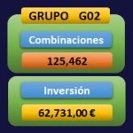 Combinaciones e inversión del Grupo 02