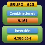 Combinaciones e inversión del Grupo 23