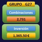 Combinaciones e inversión del Grupo 27